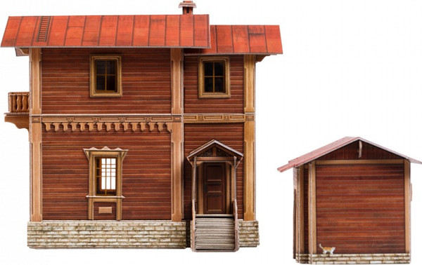 Изображение товара Сборная модель Умная бумага Сторожевой дом / 4627081554572