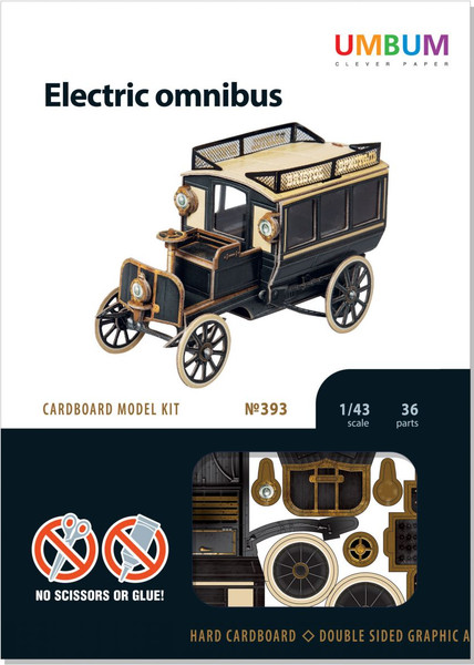 Изображение товара Сборная модель Умная бумага Электроомнибус / 4627081554114