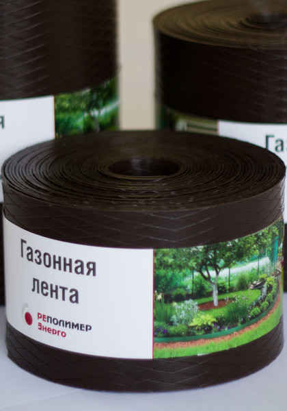 Изображение товара Бордюр садовый РЭ Газонный 9000x1.7x200мм (коричневый)