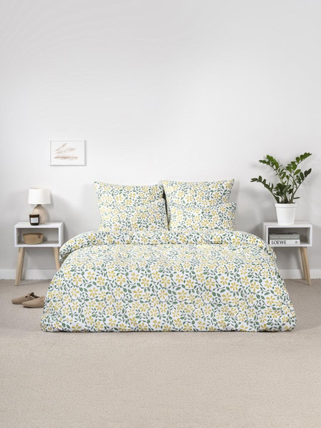 Изображение товара Комплект постельного белья Веселина Зеленая свежесть ПЭ 2сп Евро 70x70