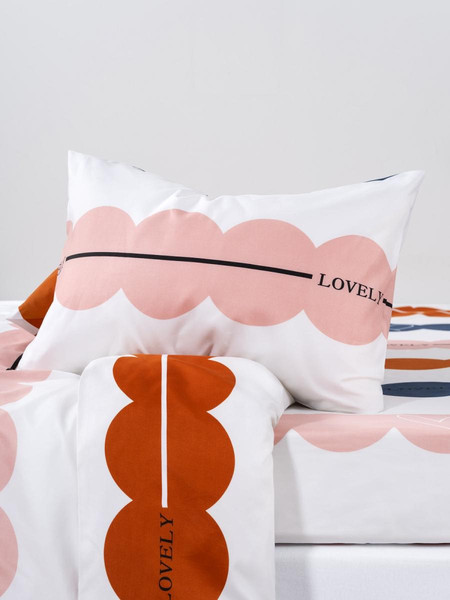 Изображение товара Комплект постельного белья Веселина Лента любви ПЭ 1.5сп 70x70