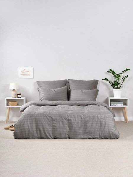 Изображение товара Комплект постельного белья Веселина Туман 006 Страйп ПЭ 2сп Евро 70x70