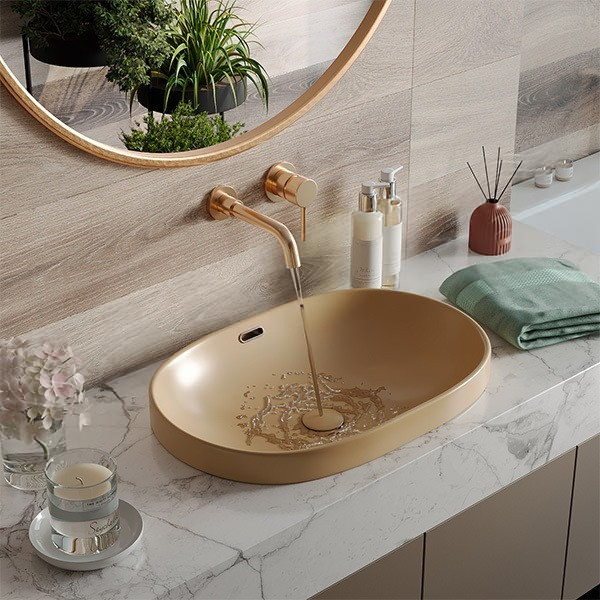 Изображение товара Умывальник Roxen Batt 570155-BG (с донным клапаном)