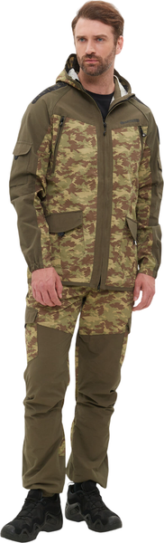 Изображение товара Костюм для охоты и рыбалки Huntsman Горка-Люкс Хаки/MV-23 Nylon Cotton Рип-Стоп (р.52-54/182-188)