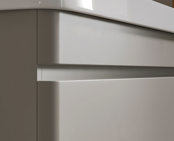 Изображение товара Тумба под умывальник EQUIL Elegante 80.1Y подвесная (амарок/белый)
