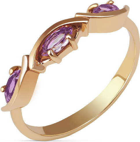 Изображение товара Кольцо из желтого золота Кристалл CA69100226773 (р.17.5)