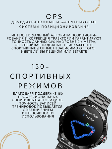 Изображение товара Умные часы Kieslect Actor Ultra / YFT2168EU (черный)