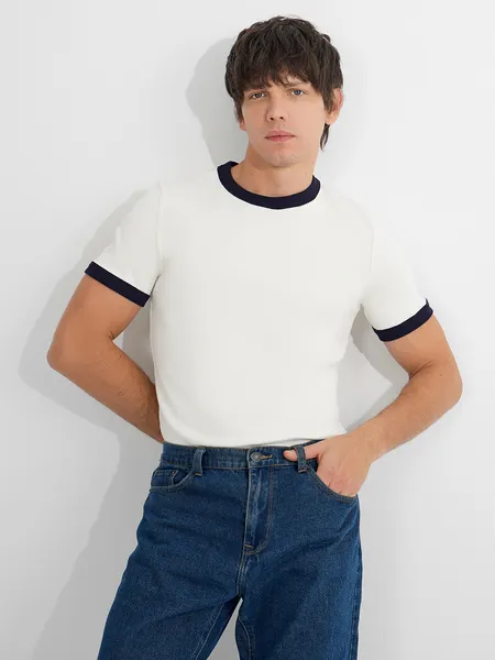 Изображение товара Футболка Mark Formelle 111950 (р.96-170/176, молочный)