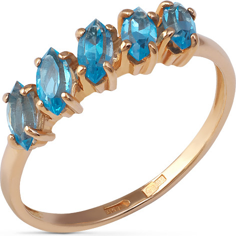 Изображение товара Кольцо из желтого золота Кристалл CC63300226773 (р.19)