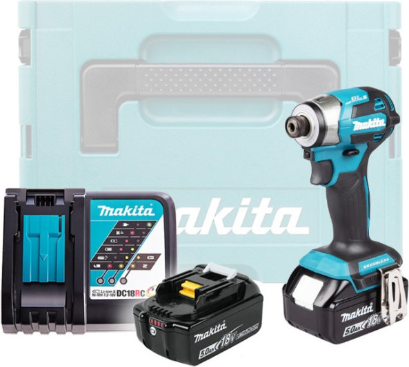 Изображение товара Профессиональный шуруповерт Makita DTD173RTJ