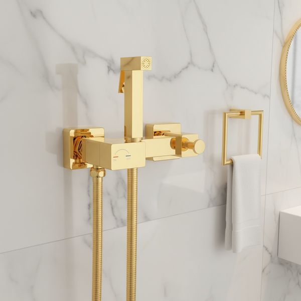 Изображение товара Унитаз напольный Lauter W76 P-TRAP 21122762 + гигиенический душ Glow 21LT0224GL (горизонтальный выпуск)