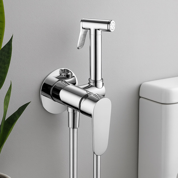 Изображение товара Унитаз напольный Lauter W09 S-TRAP 21900003 + гигиенический душ Daze 21GN3131CH (вертикальный выпуск)