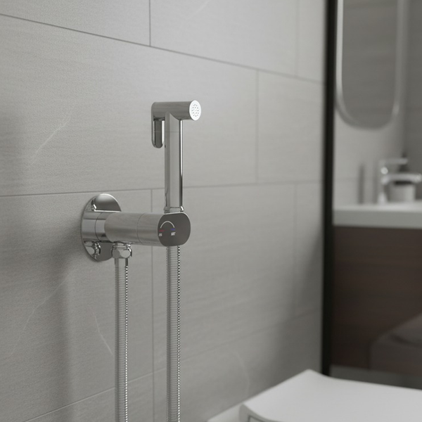 Изображение товара Унитаз напольный Lauter W236 2110236 + гигиенический душ Neo 21LT0471CH