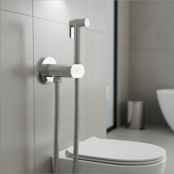 Изображение товара Унитаз напольный Lauter W236 2110236 + гигиенический душ Neo 21LT0471CH