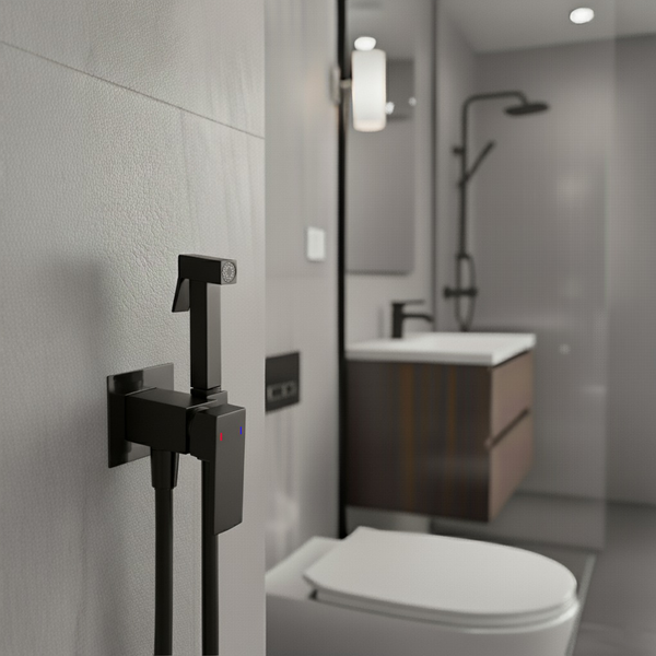 Изображение товара Унитаз напольный Lauter W236 2110236 + гигиенический душ Rinse 21GN4052BM