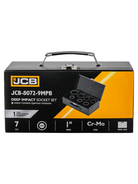 Изображение товара Набор головок слесарных JCB 8072-9MPB (62574)
