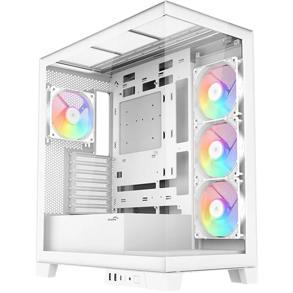 Изображение товара Корпус для компьютера SAMA V50 WH / V50-WHADA4X1-GL (белый)