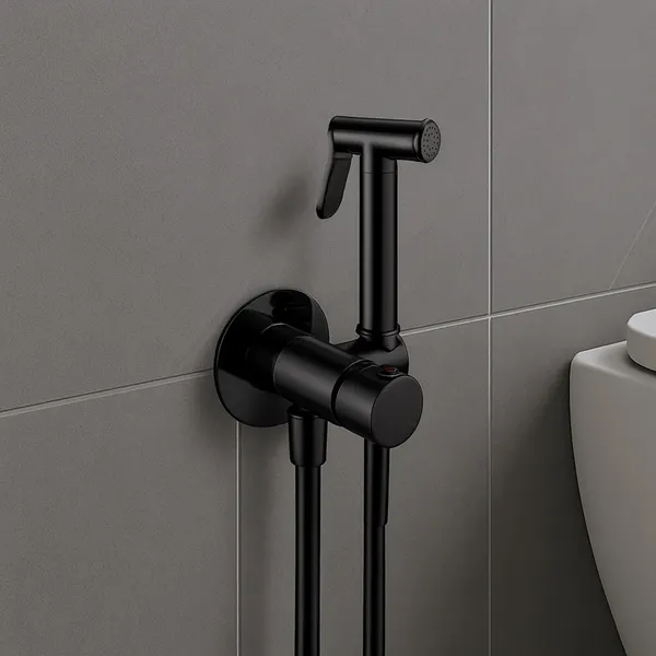 Изображение товара Унитаз напольный Lauter Rimless 21D2202 + гигиенический душ Tera 21GN9012BM