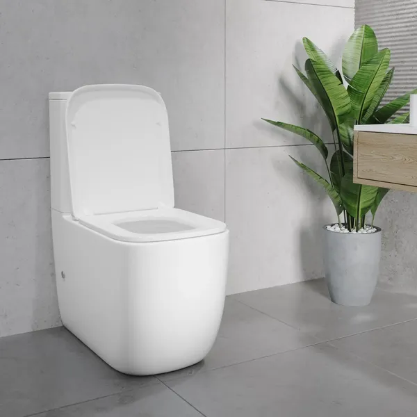 Изображение товара Унитаз напольный Lauter Rimless 21D2203 + гигиенический душ Sano 21LT1293MW