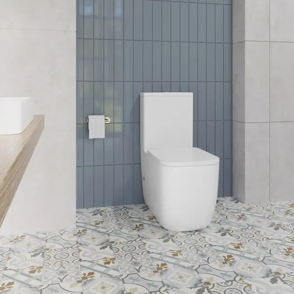 Изображение товара Унитаз напольный Lauter Rimless 21D2203 + гигиенический душ Sano 21LT1293MW