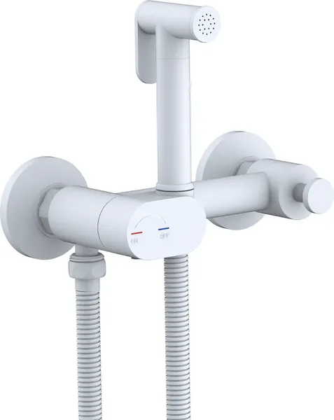 Изображение товара Унитаз напольный Lauter Rimless 21D2203 + гигиенический душ Sano 21LT1293MW