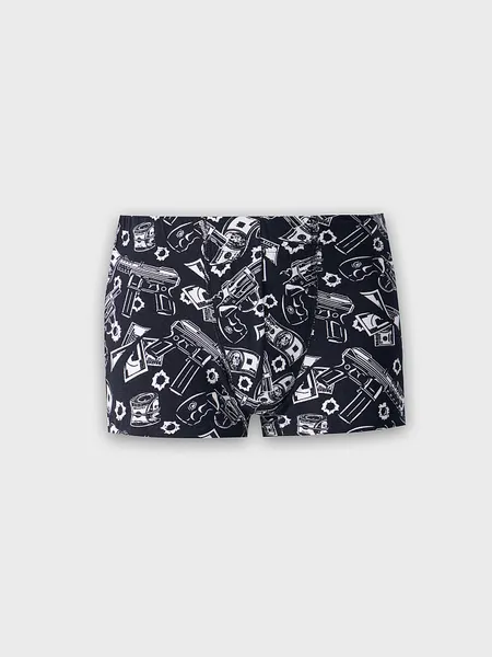 Изображение товара Трусы мужские Mark Formelle 411230 (р.94-104, пистолеты и деньги на черном)