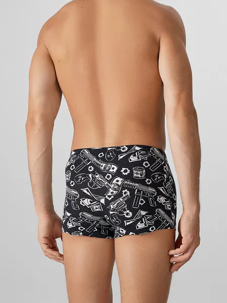 Изображение товара Трусы мужские Mark Formelle 411230 (р.106-116, пистолеты и деньги на черном)