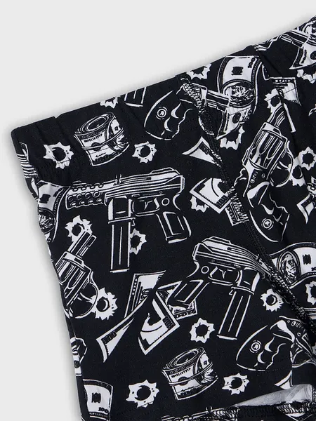 Изображение товара Трусы мужские Mark Formelle 411230 (р.106-116, пистолеты и деньги на черном)