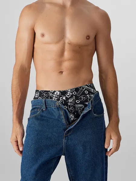 Изображение товара Трусы мужские Mark Formelle 411230 (р.106-116, пистолеты и деньги на черном)