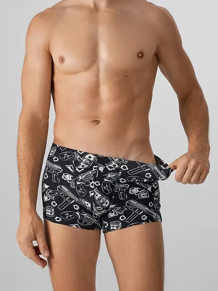 Изображение товара Трусы мужские Mark Formelle 411230 (р.106-116, пистолеты и деньги на черном)