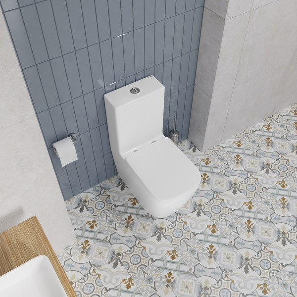 Изображение товара Унитаз напольный Lauter Vortex 2110012VF + гигиенический душ Tera 21GN9011CH