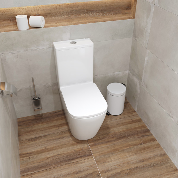 Изображение товара Унитаз напольный Lauter Vortex 2110012VF + гигиенический душ Tera 21GN9011CH