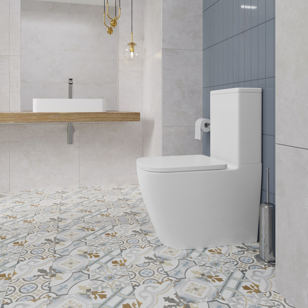 Изображение товара Унитаз напольный Lauter Vortex 2110012VF + гигиенический душ Rainix 21LT7714GL