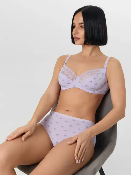 Изображение товара Трусы женские Mark Formelle 412426 (р.94, сердечки на сиреневом)