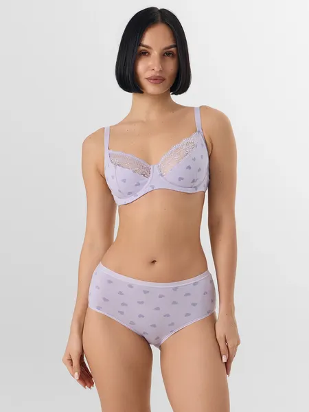 Изображение товара Трусы женские Mark Formelle 412426 (р.94, сердечки на сиреневом)