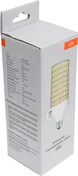 Изображение товара Лампа CPS Lighting T75-C-50W-E27 5000К