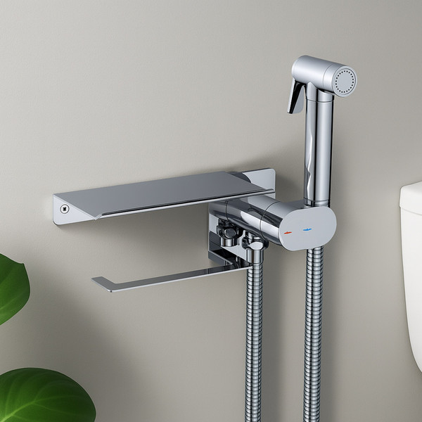 Изображение товара Унитаз напольный Lauter Vortex 2110022VF + гигиенический душ AquaTech 21LT0101CH