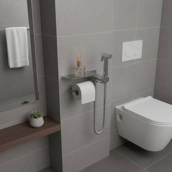 Изображение товара Унитаз напольный Lauter Vortex 2110022VF + гигиенический душ AquaTech 21LT0101CH