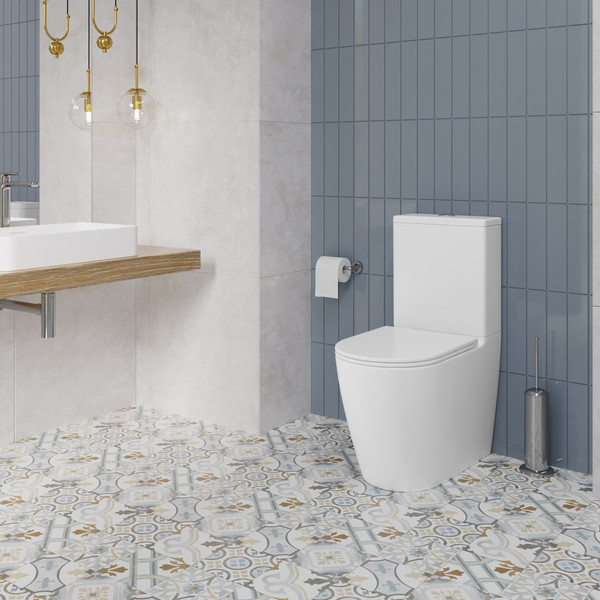 Изображение товара Унитаз напольный Lauter Vortex 2110022VF + гигиенический душ AquaTech 21LT0101CH