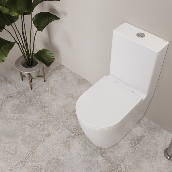 Изображение товара Унитаз напольный Lauter Vortex 2110022VF + гигиенический душ Sano 21LT1294GL