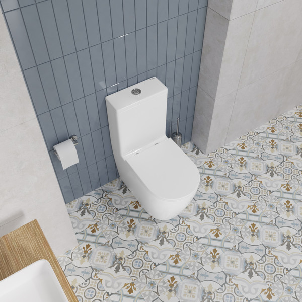 Изображение товара Унитаз напольный Lauter Vortex 2110022VF + гигиенический душ Glow 21LT0222BM