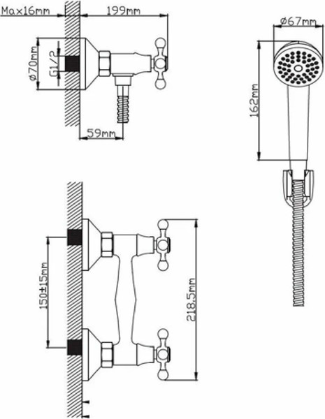 Изображение товара Смеситель Diadonna D200-65