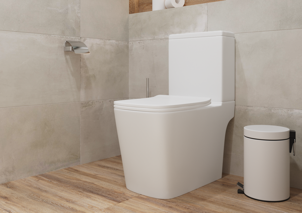 Изображение товара Унитаз напольный Lauter W09 P-TRAP 21900001 + гигиенический душ Sano 21LT1293MW (горизонтальный выпуск)