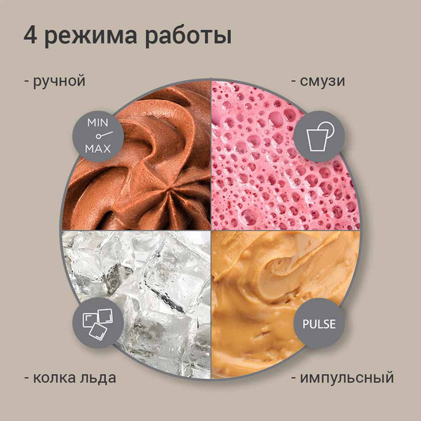 Изображение товара Блендер стационарный Redmond BS413 (бежевый)