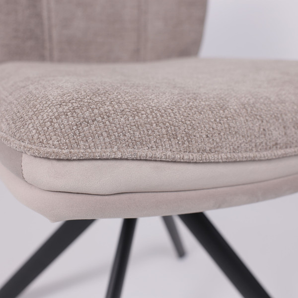Изображение товара Стул Мамадома Smart-R 360 (g05 Grey Beige шенилл Lux d07 Pearl Grey\черный)