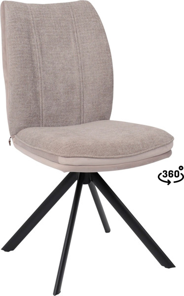 Изображение товара Стул Мамадома Smart-R 360 (g05 Grey Beige шенилл Lux d07 Pearl Grey\черный)