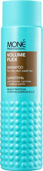 Изображение товара Шампунь для волос Mone Professional Volume Flex для тонких, тусклых и слабых волос (300мл)