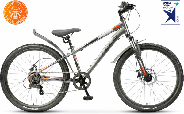 Изображение товара Велосипед STELS Turbo 400 MD 24 (12, серый/красный)