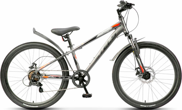 Изображение товара Велосипед STELS Turbo 400 MD 24 (12, серый/красный, разобранный, в коробке)