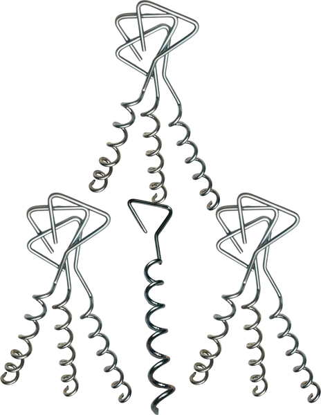 Изображение товара Набор колышков для палатки ARTELIKA Треугольные толщина проволоки 4.00мм 23х5см (10шт)